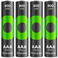 Акумулятори GP Recyko Pro Eco AAA/HR03 NI-MH 800mAh Box 4 шт