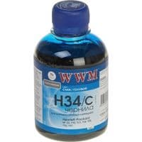 Чернила WWM HP № 22/134/136 1000г Cyan (H34/C-4)