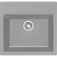 Мийка кухонна Franke Sirius тектонайт, прямокут., без крила, 560х530х200мм, чаша - 1, врізна, сірий граніт