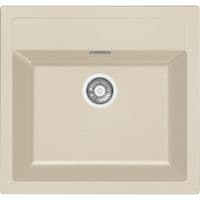 Мийка кухонна Franke Sirius тектонайт, прямокут., без крила, 560х530х200мм, чаша - 1, врізна, бежевий