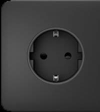Бічна панель для вбудованої розетки Ajax SideCover for Outlet Basic, graphite
