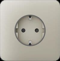Передня панель для вбудованої розетки Ajax SoloCover for Outlet Basic, ivory