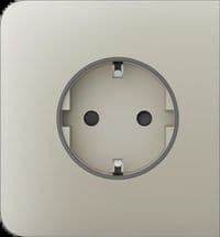 Бічна панель для вбудованої розетки Ajax SideCover for Outlet Basic, ivory