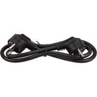 Сетевой кабель 1м, 3x1.5мм2, 16А, 100% медь (two male plugs)
