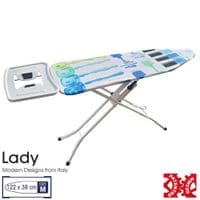 Гладильная доска Casa Si Lady 122x38 White/Blue Laquer (CS93574R267) (DAS302443)