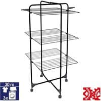 Сушарка для білизни Casa Si Athletic 3 Black Підлогова (CS92185E04E) (DAS302406)