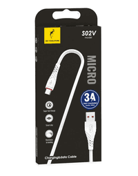 Кабель SkyDolphin S02V USB - micro USB (M/M), 1 м, Білий (SDUSB-000590)