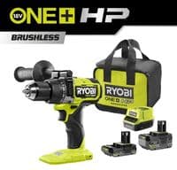 Шуруповерт-дрель ударный аккумуляторный Ryobi ONE+ HP RPD18X-242S 18В 1х2А·год 1х4А·год ЗП 95Нм 500·2100об·мин 1.3кг сумка