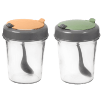 Спецівниця HEREVIN 2024 Colours Conical Spice Jar з ложкою MIX 0.32 л (131509-150)