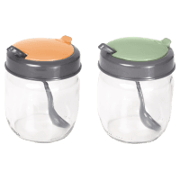 Спецівниця HEREVIN 2024 Colours Conical Spice Jar з ложкою MIX 0.42 л (131519-150)