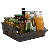 контейнер пл. HEREVIN Органайзер д/хол Transparent Grey 30.4*25.3*9.3 см (161015-012)