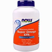 Жирные кислоты Now Foods Супер Омега ЭПК (эйкозапентаиновая кислота) 1200мг, 120 ж (NOW-01682)