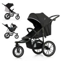 Коляска Kinderkraft Helsi 2 Black (KSHELS02BLK0000) (5902533926046)