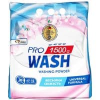 Пральний порошок Pro Wash Universal Весняна свіжість 1.5 кг (4823128004868)