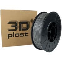 Пластик для 3D-принтера 3Dplast PLA 1.75мм, 0.85кг, gray-metallic (3DPLA17508GMT)