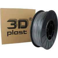 Пластик для 3D-принтера 3Dplast PETG 1.75мм, 0.85кг, gray metallic (3DPTG17508GMT)
