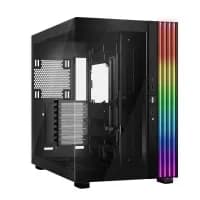 Корпус, молчи! Light Base 900 DX Закаленное стекло без фона (BGW69) Черный