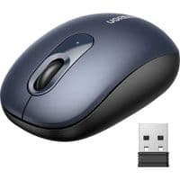 Мишка UGREEN 2.4GHz MU105, бездротова, 4000dpi., 3кн., Світло-синя
