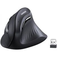 Мышка UGREEN 2.4GHz MU008, беспроводная, 4000dpi., 4кн., Silvence Design, Черная