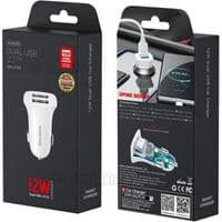 Автомобільний зарядний пристрій WK WP-C35 (2USB) White (6941027616468)