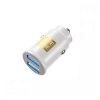 Автомобільний зарядний пристрій Luxe Cube 2USB 12W White (8886998698496)