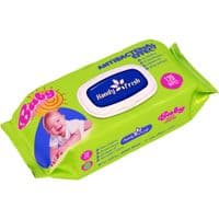 Дитячі вологі серветки Handy Fresh Антибактеріальні, з клапаном 100+20 шт (4820237500090)