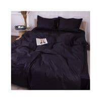 Постельное белье MirSon Poplin Line 099 Black 110x140 (2200006277378)