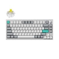 Клавиатура механическая Lemokey P1 Pro 84Key, Keychron Super Brown, WL/BT/USB-A, QMK/VIA, Hot-Swap, EN/UKR, RGB, Knob, Space Silver