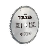 Диск отрезной Tolsen по люминию, 210х60Tх30мм