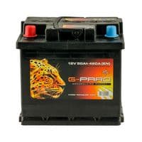 Аккумулятор автомобильный G-Pard 50 Аh/12V (TRC050-01)