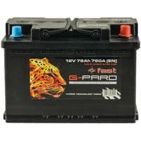 Автомобильный аккумулятор G-Pard 78 Аh/12V Fast Euro (TRC078-F00)