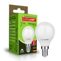 Лампочка Eurolamp LED ECO серия "P" G45 7W 630Lm E14 3000K (LED-G45-07143(P))