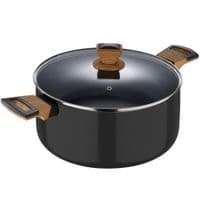 Кастрюля Bergner Earth black, с крышкой 20 см, 2.5 л (BG-32035-BK)