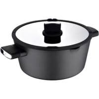 Кастрюля Bergner Ion, с крышкой 6 л (BG-35802-BK)