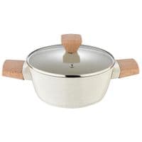 Кастрюля Bergner Naturally, с крышкой 20 см, 2.4 л (BG-34745-CR)