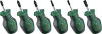 Викрутки Bosch набір 6шт, PH, PZ, TX, SL, сталь CrV