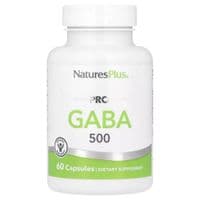 Амінокислота Natures Plus GABA (Гамма-аміномасляна кислота), 500 мг, PRO GABA, 60 капсул (NAP-05170)