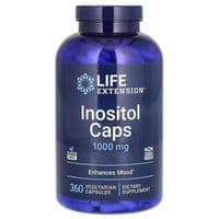 Вітамін Life Extension Інозитол, 1000 мг, Inositol, 360 вегетаріанських капсул (LEX-16743)