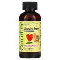 Витаминно-минеральный комплекс ChildLife Жидкое железо для детей, вкус ягод, Liquid Iron, 118 мл (CDL-12100)