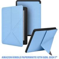 Чехол для электронной книги BeCover Ultra Slim Origami Amazon Kindle Paperwhite 12th Gen. 2024 7" Light Blue (712839)