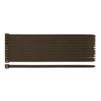 Хомут-стяжка Neo Tools, 50шт, пластик, 4.8х160мм, коричневий