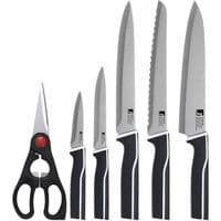 Набор ножей Bergner Kyoto, с ножницами, 6 предметов (BG-8986-MM)