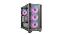 Корпус 2E GAMING Dominator Pro G2302B, без БП 2xUSB3.0, 1xUSBType-C, 4x120мм ARGB, VGA 380мм, LCS ready, контроллер с пультом, TG Side Panel, TG/Mesh Front panel, ATX, черный