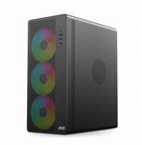Корпус 2E GAMING Credo Plus V510B без БП, 1xUSB3.0, 1х USB 2.0, 1xUSB Type-C, 4x120мм ARGB, VGA 310мм, TG Side Panel, ATX, черный