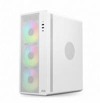 Корпус 2E GAMING Credo Plus V510W без БЖ, 1xUSB3.0, 1х USB 2.0, 1xUSB Type-C, 4x120мм ARGB, VGA 310мм, TG Side Panel, ATX, білий