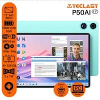 Планшет Teclast P50AI 11" 6ГБ, 128ГБ, 7000мА•год, Android, блакитний