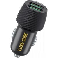Автомобільний зарядний пристрій Luxe Cube 2USB 17W Black (8886668698498)