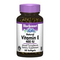 Вітамін Bluebonnet Nutrition Натуральний Вітамін Е 400IU, 50 желатинових капсул (BLB0616)