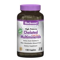Вітамінно-мінеральний комплекс Bluebonnet Nutrition Взаємодіючі Мінерали без Заліза, Albion, 120 капсул (BLB-00208)