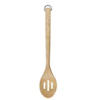 Ложка кухарська KitchenAid Coreline для сервіровки з прорізами, 34 см, береза (KQR704OHE)